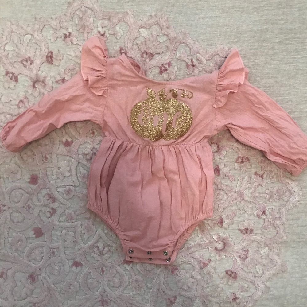 One Yr Romper outfit